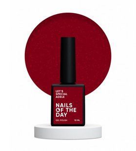 Гель-лак Nails Of The Day Let's special Adele бордовый с шиммером 10 мл NOTD_363 фото