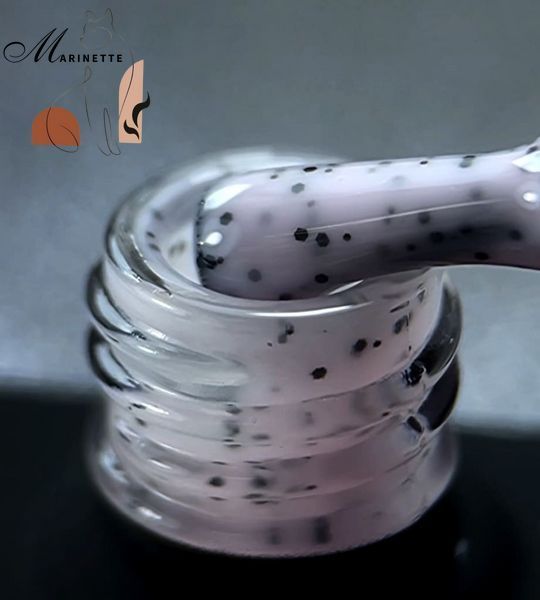 Oja cu gel Nails Of The Day MiDots Gel Polish 01 cu puncte negre 10 ml NOTD_257 foto