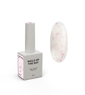 База Nails Of The Day Cover base 40 камуфлирующая с поталью 10 мл NOTD_870 фото