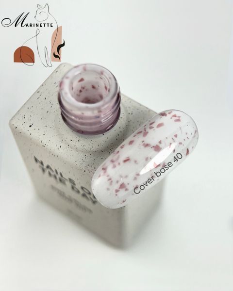 Bază de acoperire Nails Of The Day 40 camuflaj cu foiță de aur 10 ml NOTD_870 foto