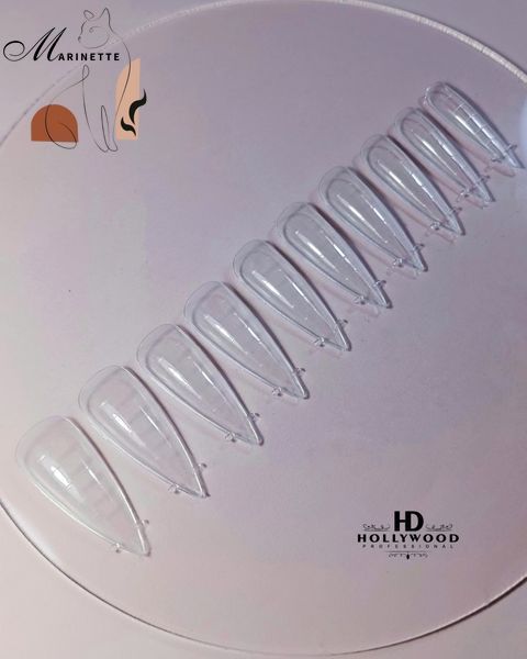 Верхние формы HD Hollywood Nails Form Almond миндаль 120 шт ВфМ фото