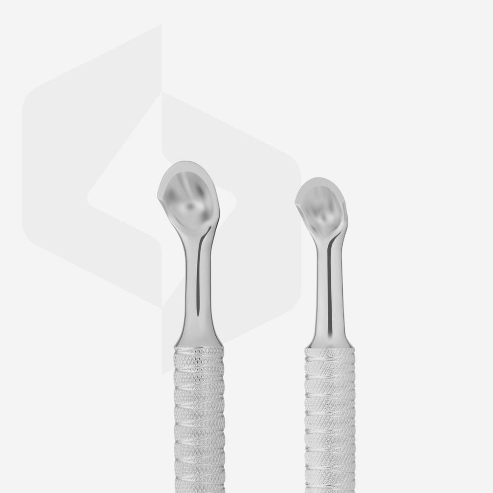 Spatulă pentru manichiură Staleks Pro Expert 52 Tip 1 (dispozitiv de &icirc;ndepărtare a ojei lat + &icirc;ngust)  PE-52/1 foto