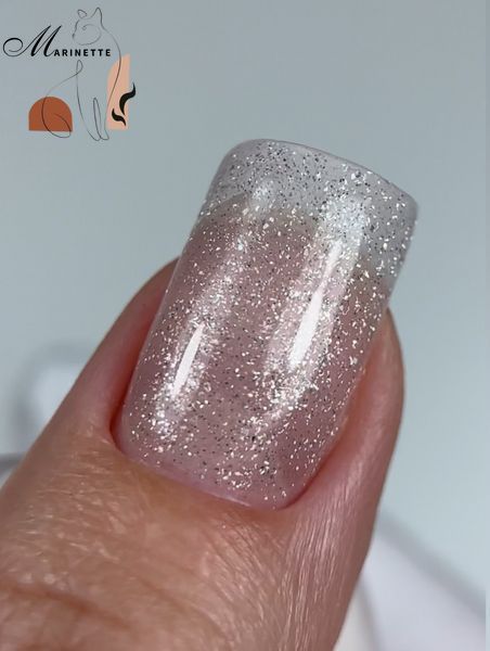Гель Nails Of The Night Sparkle Builder Gel 02 светоотражающий для наращивания 15 мл NOTD_318 фото