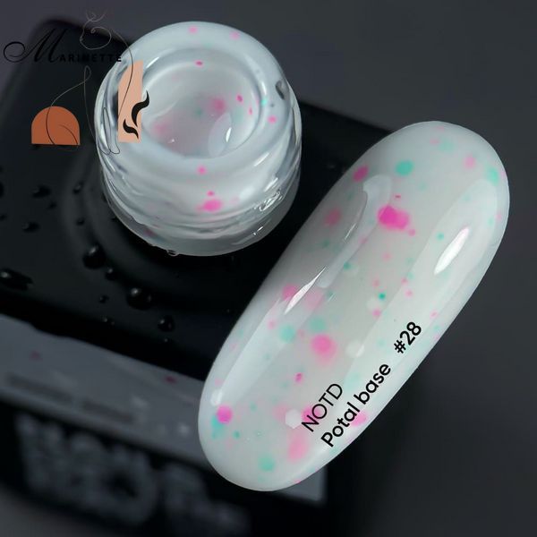 Nails Of The Day Potal bază 28 cu sclipici neon 10 ml NOTD_119 foto