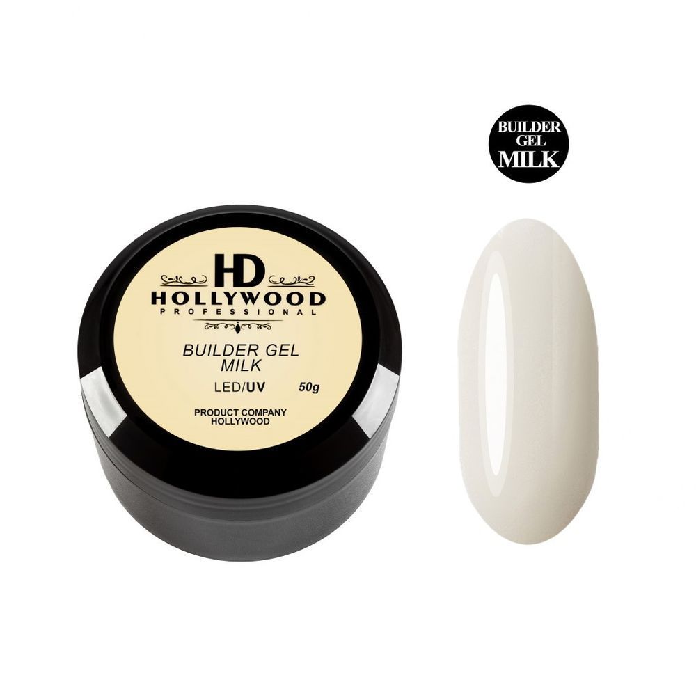 Gel HD Hollywood Builder Gel LAPTE de constructie 50 g  ГСM50 foto