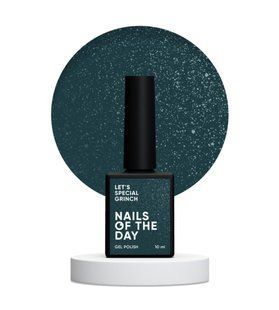 Гель-лак Nails Of The Day Let's Special Grinch с блёстками 10 мл NOTD_638 фото