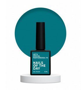Гель-лак Nails Of The Day Let's special Pantone2024/10 бирюзовый 10 мл NOTD_420 фото